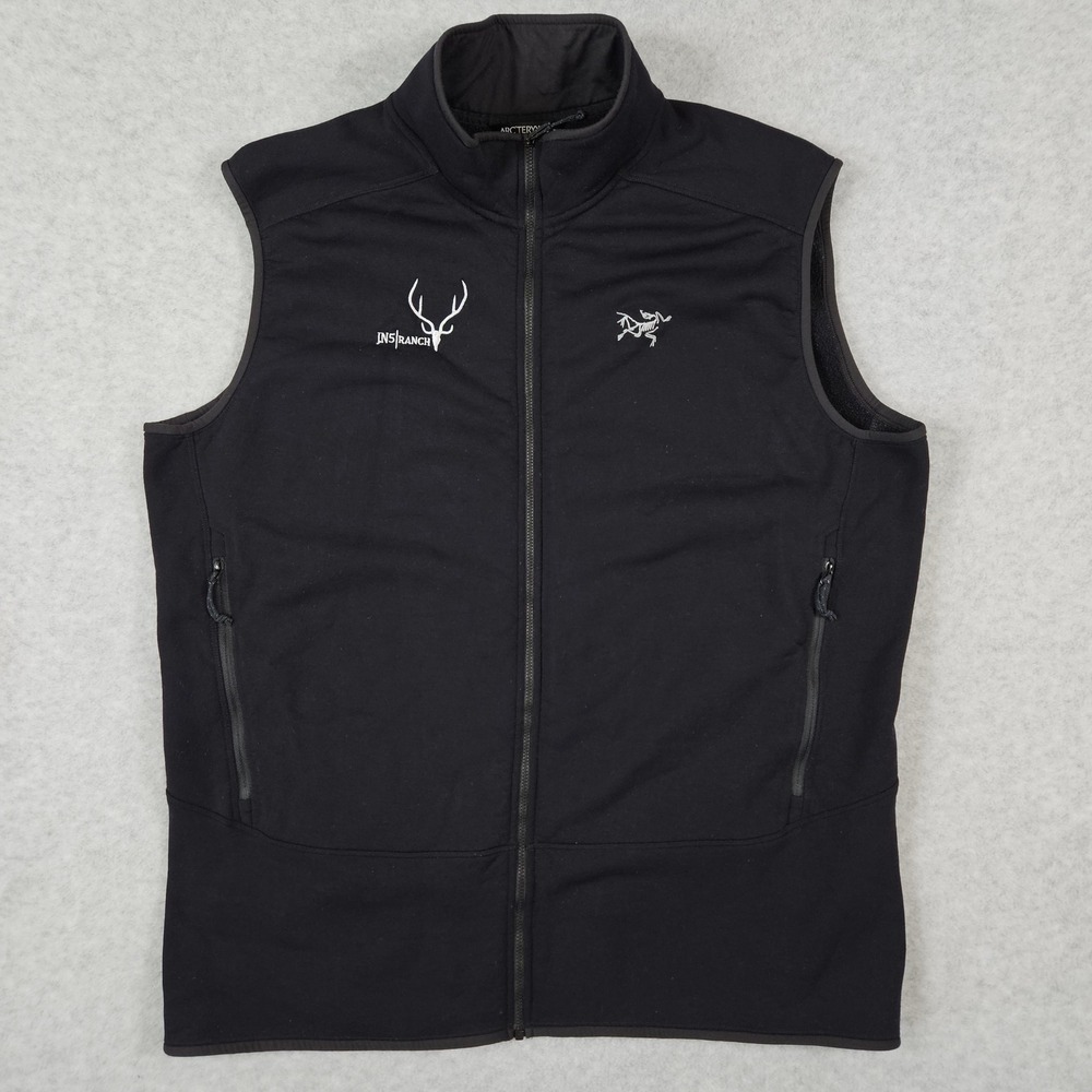 Arcteryx Kyanite (Men's XXL) Vest Black Softshell Sleeveless Full Zip Outdoors